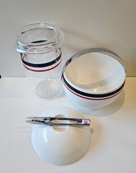 Guzzini Ice Bucket 'Pagoda' by Paolo Tilche, Italy 1970's + Bonuses. Carousel 7