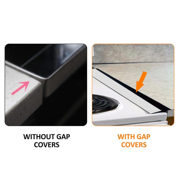 oven side gap filler 2 Pack 20.27Inch Stainless Steel Stove Gap Cover , Stove Carousel 2