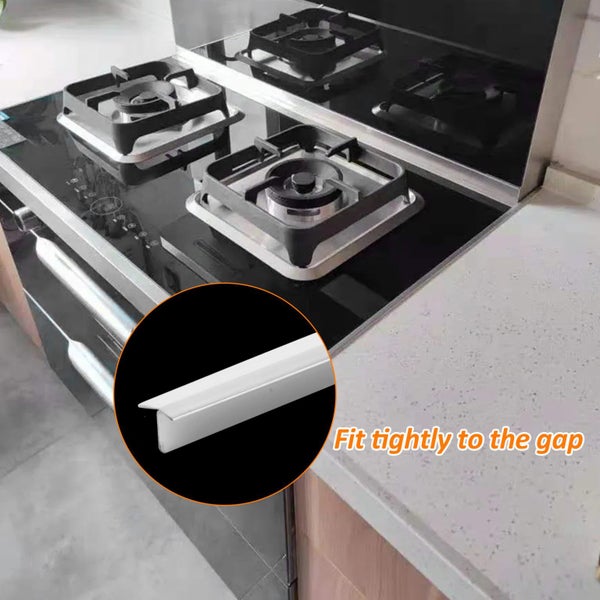 oven side gap filler 2 Pack 20.27Inch Stainless Steel Stove Gap Cover , Stove Carousel 5