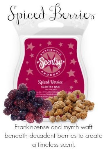 SCENTSY WAX BAR Spiced Berries (retired) -full bar imported Carousel 1