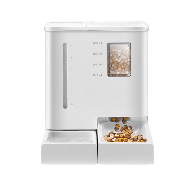 PetScene Automatic Cat Feeder Waterer Set Smart Pet Dog Food Water Dispenser Carousel 13