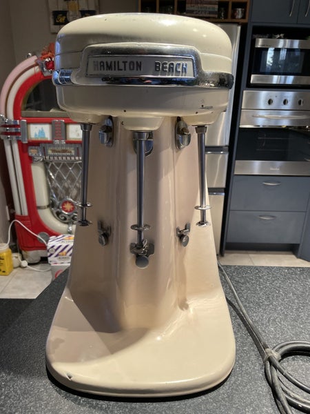 Vintage Hamilton Beach Triple Head Milkshake Machine Carousel 2