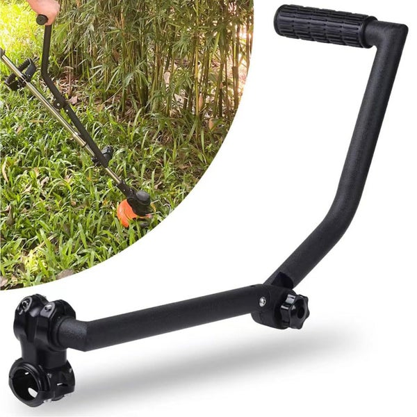 weeder trimmer handle Lawn Mower Handle Extension Black Swivel Adjustable Angle Carousel 1
