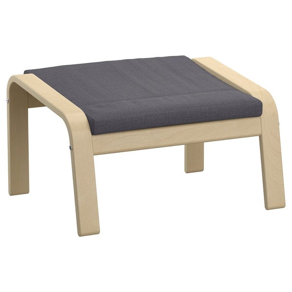 POANG Footstool cushion, Skiftebo dark grey, Cosy? Solved by Idiya! Carousel 2