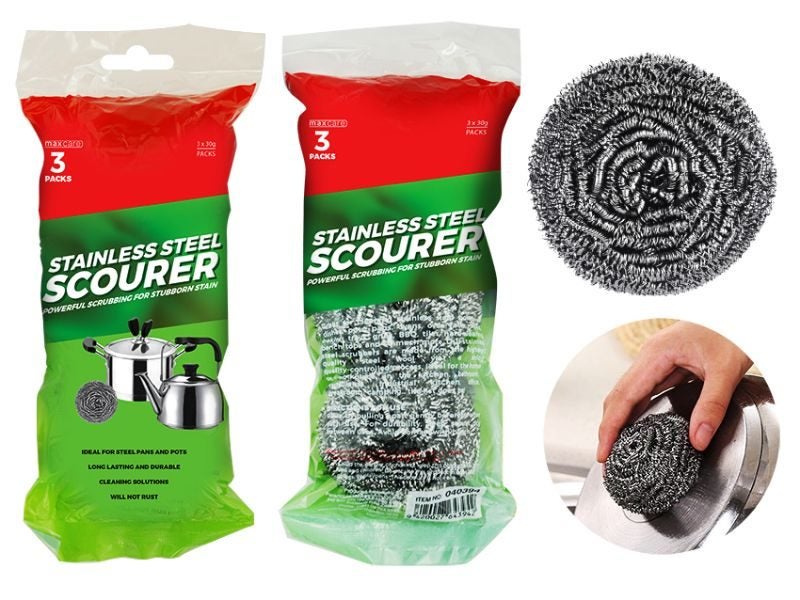 Stainless Steel Scourer - Maxcare (72pcs) Carousel 1