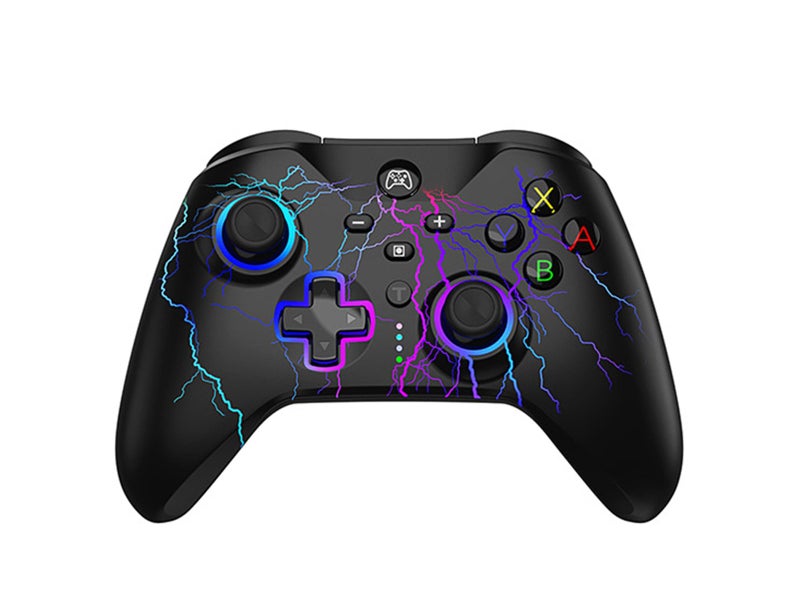 Wireless Game Controller Bluetooth Controller USB Wired Gamepad RGB Light Remote Carousel 2