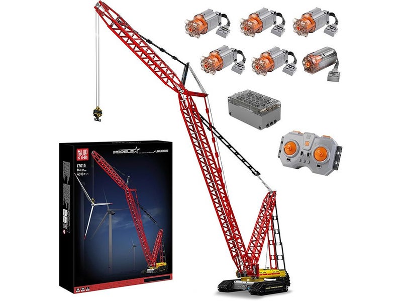 Technology Crawler Crane Building Block Kit, RC Tower Crane, Heavy Duty Crawler Carousel 1