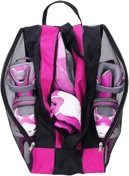 Kids Roller Skate Bag Children Ice Skate Bag Triangle Inline Skate Bag Oxford Carousel 2