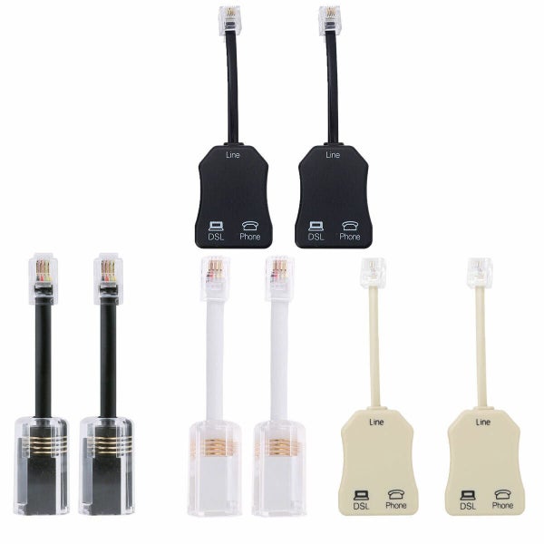 2Pack Telephone Handset Cord Detangler 360 Extended Rotating Phone Cord Wire ... Carousel 1