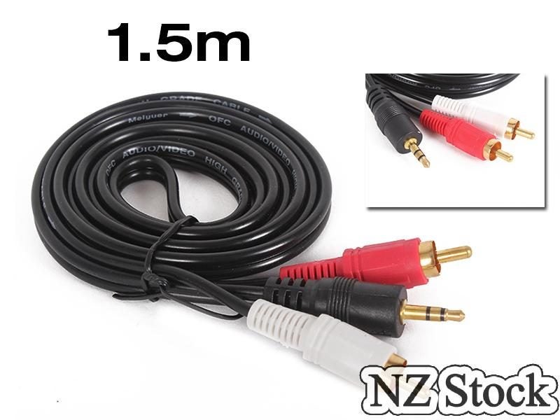 3.5mm to RCA Stereo Audio Cable Carousel 1