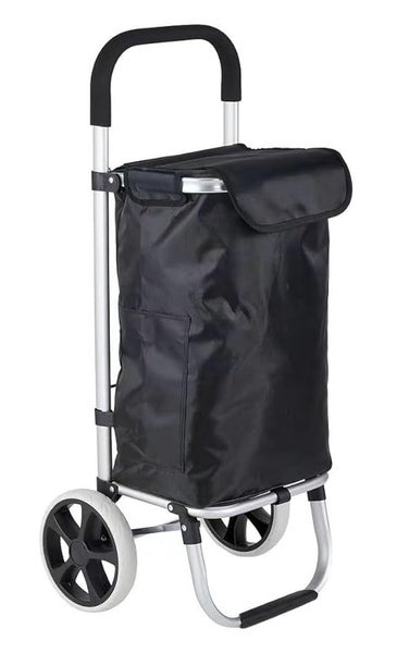 GROCERY SHOPPING TROLLEY FOLDABLE WITH WHEELS Carousel 1