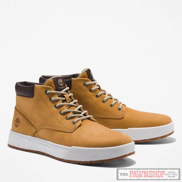 Timberland Men's Maple Grove Chukka Boots in Wheat Nubuck US13 ~ As New in Box Carousel 1
