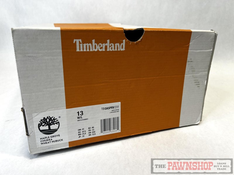 Timberland Men's Maple Grove Chukka Boots in Wheat Nubuck US13 ~ As New in Box Carousel 9
