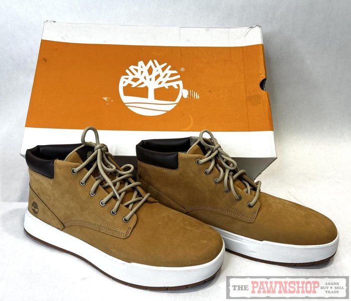 Timberland Men's Maple Grove Chukka Boots in Wheat Nubuck US13 ~ As New in Box Carousel 2