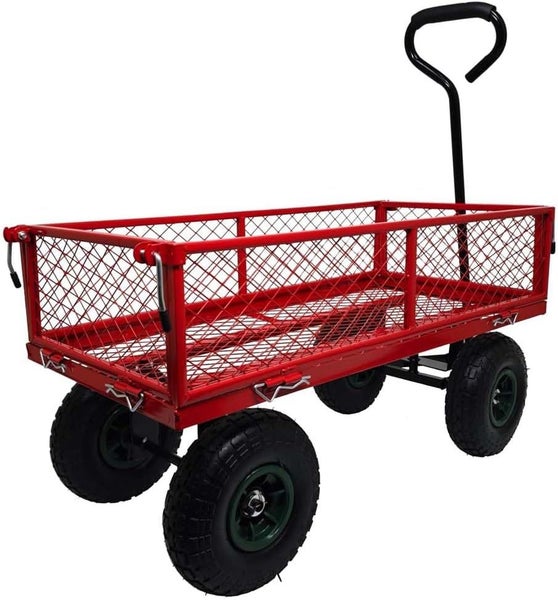 Trolley Cart Garden Caged Platform Carousel 8