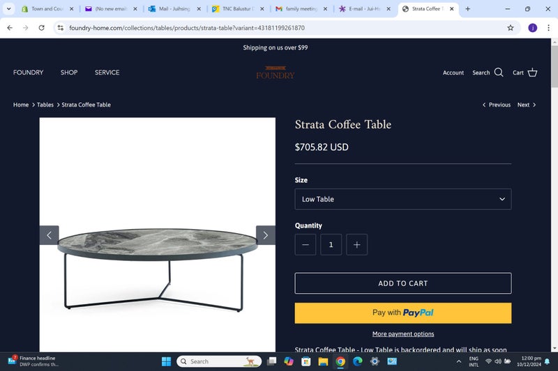 TNC Strata Coffee Table, AT133L Carousel 4