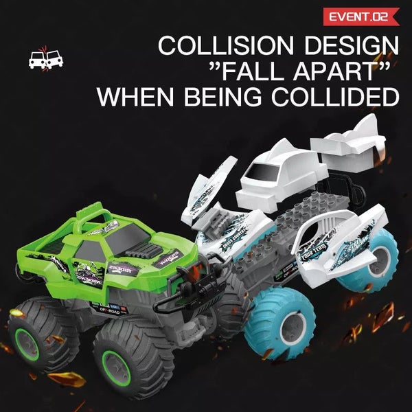 2.4G 1:16 large-wheel cross-country White Smash & Bash! Carousel 4