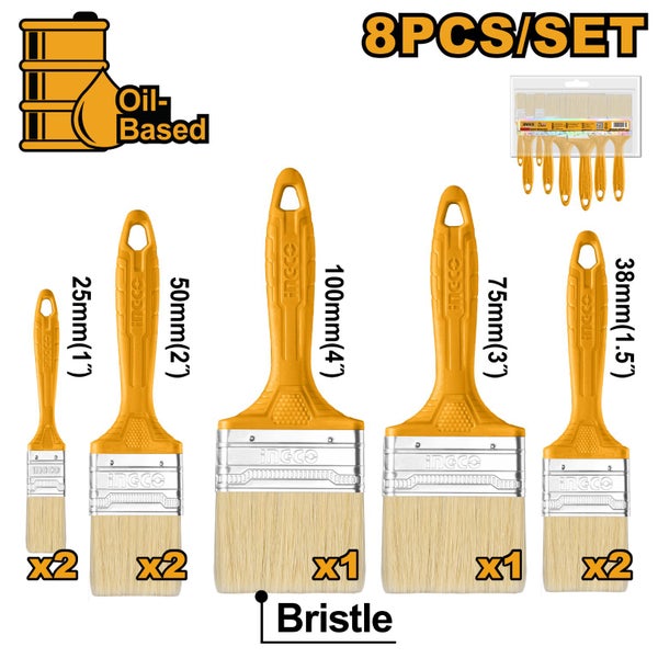 Paint Brush 8pc Set Carousel 1