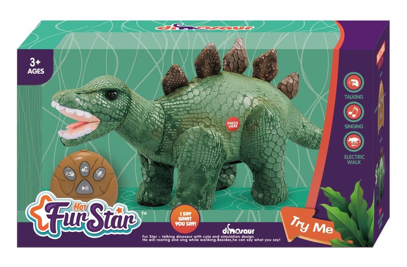 Plush Remote Control Stegosaurus Carousel 1