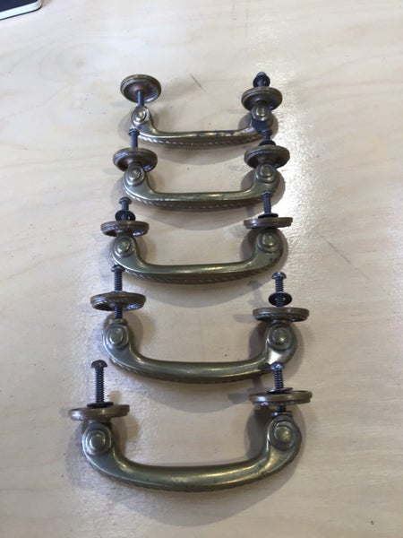 Vintage Brass Drawer Handles Carousel 1