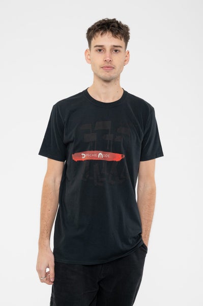 Depeche Mode T Shirt Violator Black Spirit Red Band Logo Carousel 3