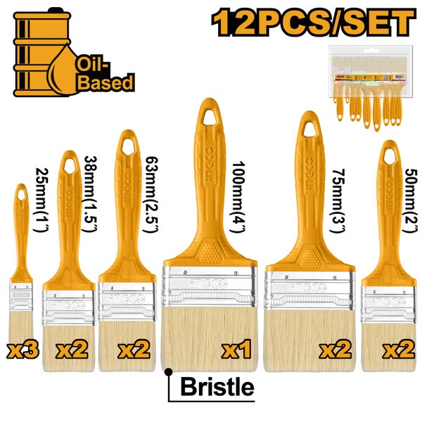Paint Brush 12pc Set Carousel 1