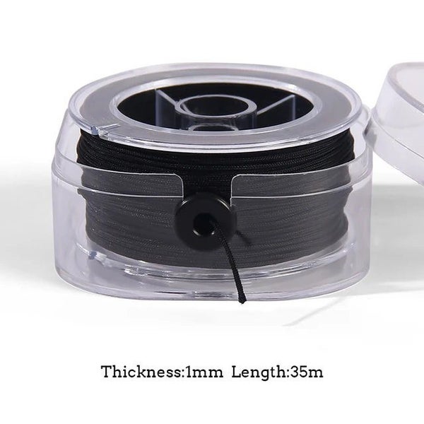 Black Nylon Thread Rope for DIY Jewelry Making Carousel 1