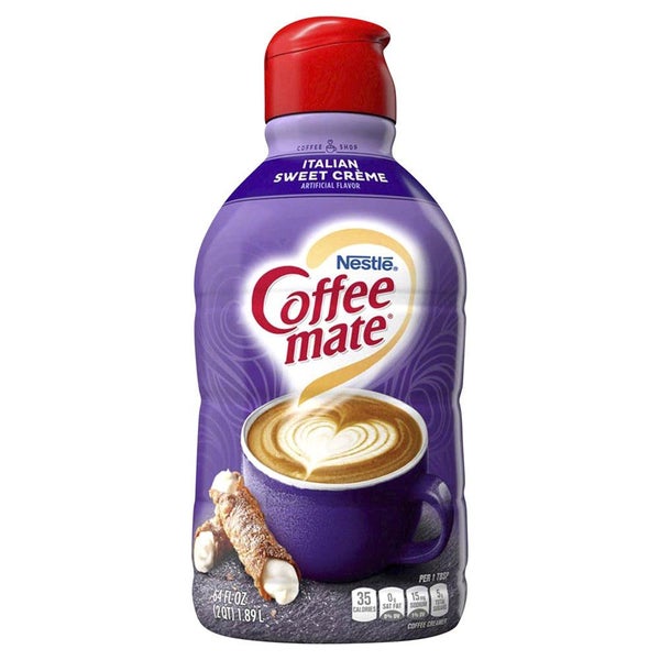 Nestle Coffee Mate Liquid 66oz Italian Sweet Creme 66floz/1.95L (Best by Aug ... Carousel 1