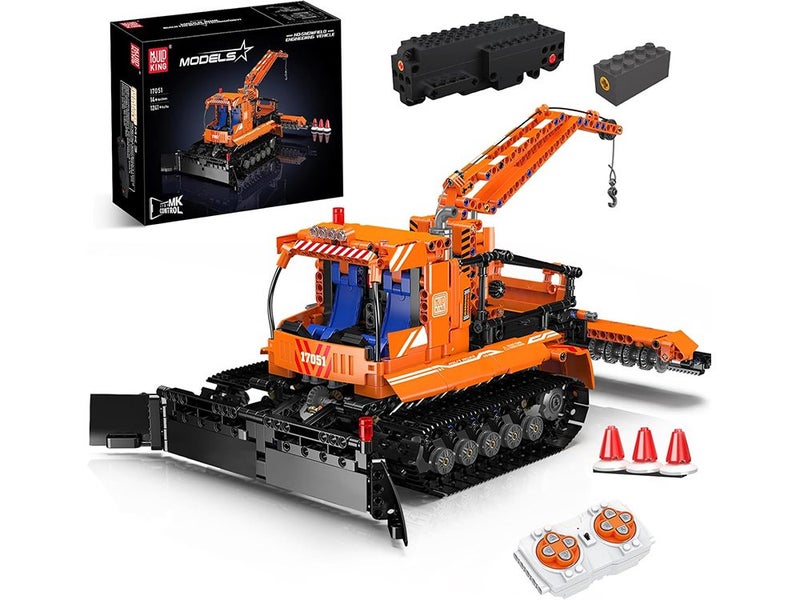 App-Controlled 2.4G RC Snow Engineering Construction Crane Vehicle with Engines Carousel 1
