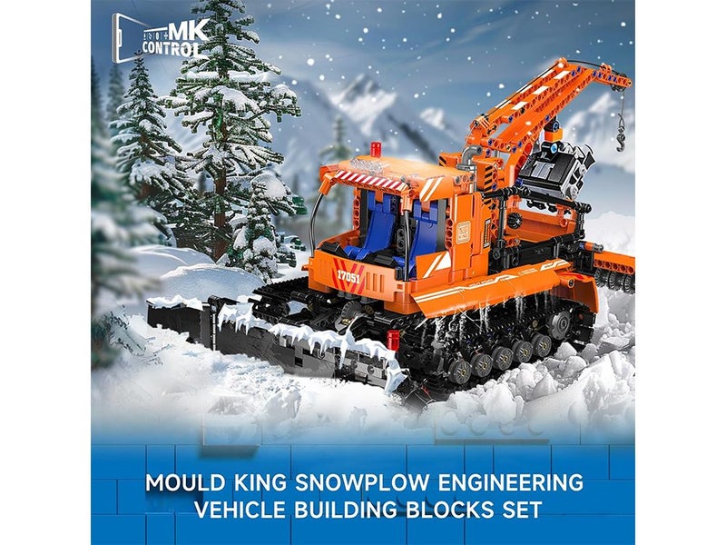 App-Controlled 2.4G RC Snow Engineering Construction Crane Vehicle with Engines Carousel 2