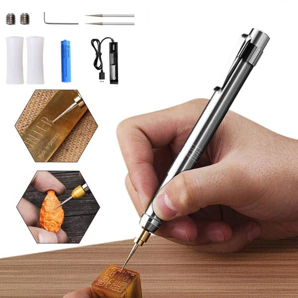 35000R/M Electric Precision Engraver Pen Engraving Tool Jewelry Wood Metal Glass Carousel 1