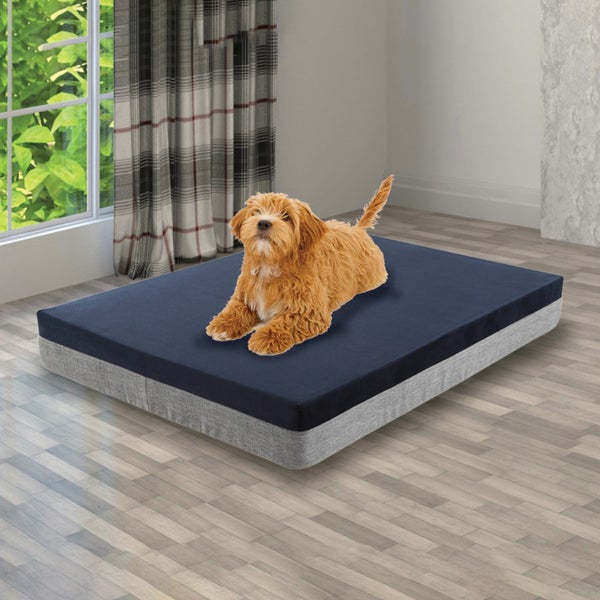 Memory Foam Dog Bed 15CM Thick Large Orthopedic Dog Pet Beds Waterproof Big Carousel 1
