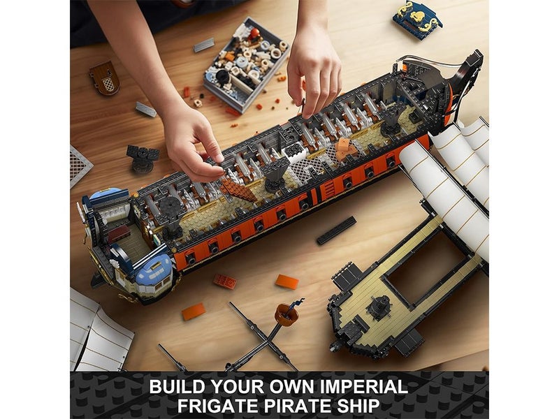 MOC Imperial Star Destroyer Sailboat Model Construction Set to Build, Toys Gift Carousel 6