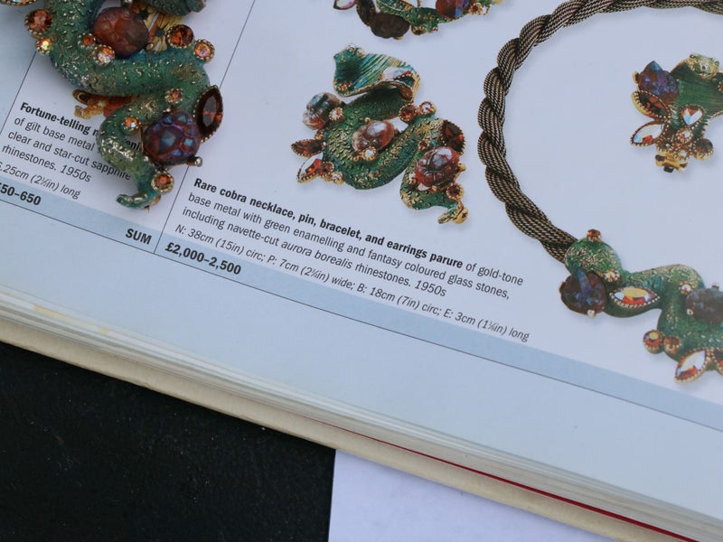 Vintage Cobra Serpent Holy Grail book piece by Brooch pin by Har 1959 Carousel 11