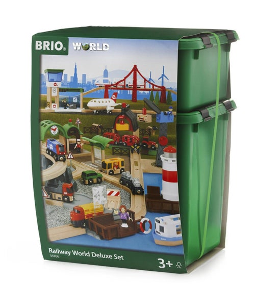 BRIO Railway World Deluxe Set, 106 Pieces Carousel 1