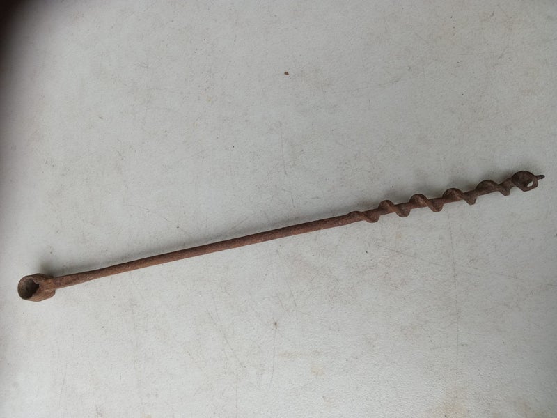 vintage hand auger drill bit Carousel 1