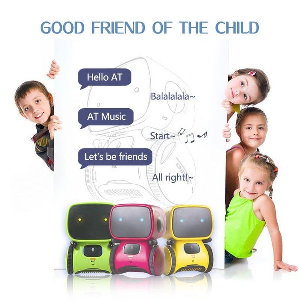 Interactive Cute Toy Smart Robot for Kids Dance Voice Command Touch Control T... Carousel 7