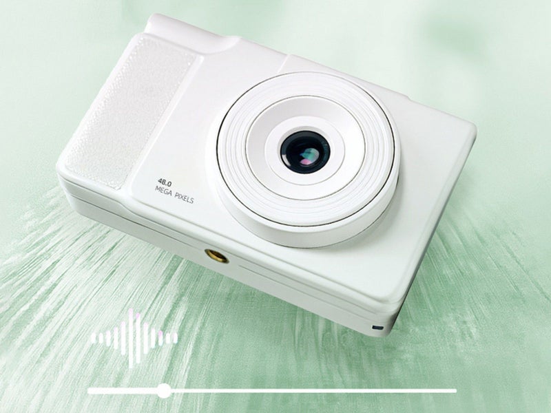 Digital Camera 180 Degree Flip Screen 16X 32G Memory Card Digital Zoom Cam White Carousel 10