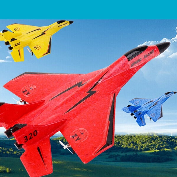 Remote Control Wireless Airplane Toy Drop-Resistant Foam RC Air Planes Fighter Carousel 1