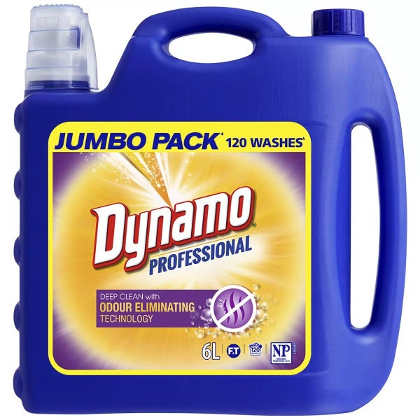Dynamo Professional Odour Eliminating Laundry Liquid 6 L / 120 washes Carousel 1