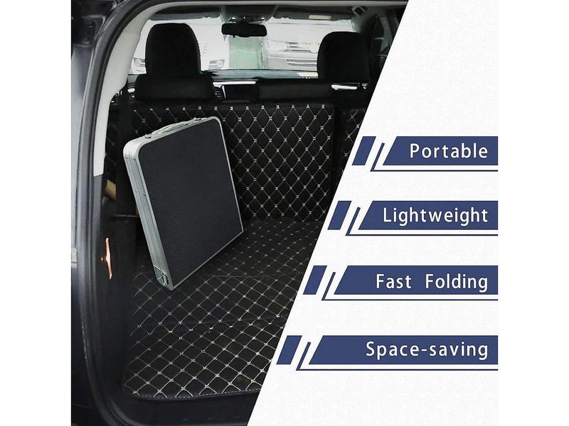 Folding Camping Table with Storage 1.2m - 120cm x 47cm x 70cmH Carousel 5