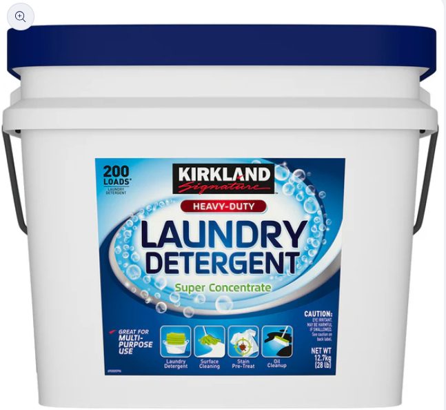Kirkland signature laundry powder T and F 12.7 kg / 200 washes Carousel 1