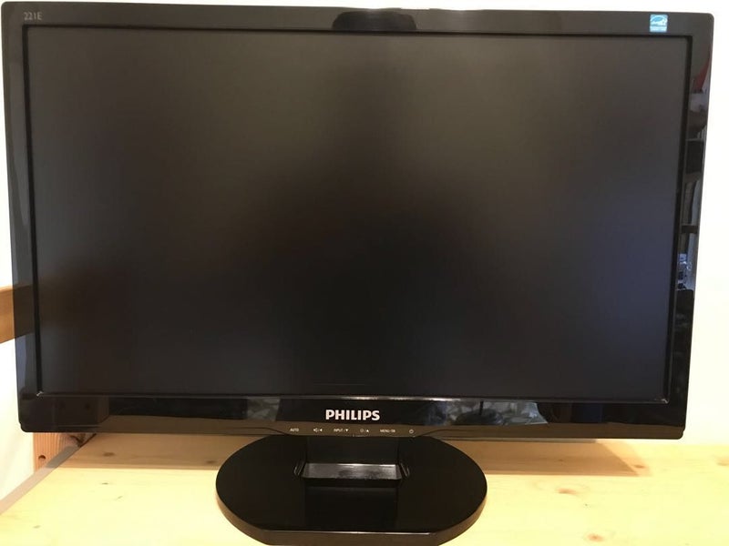 2 X Philips 24 inch LED LCD Monitor FULL HD HDMI with Table Stand Mount Carousel 2
