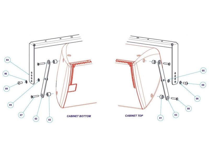 CDDY10W :: Martin CDD10 Yoke Assembly WHITE Carousel 1