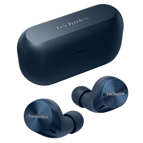 Technics True Wireless Noise Cancelling Earbuds with Multipoint Bluetooth Blue Carousel 1