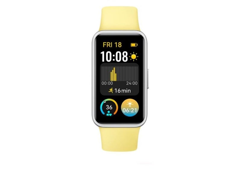 Huawei Band 9 Fitness Tracking Smart Watch - Lemon Yellow Carousel 2
