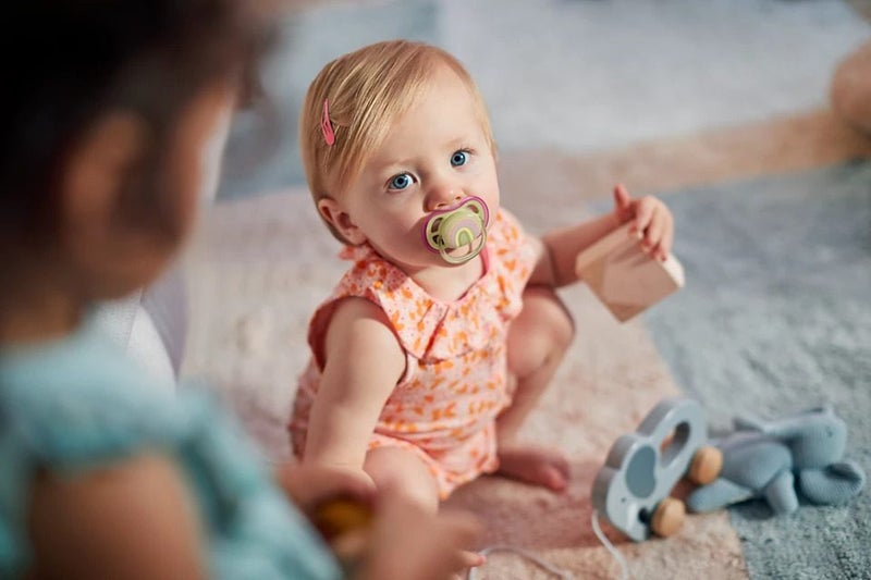 Avent: Ultra Air Soother - Deco Blue / Green 0-6m (2 Pack) Carousel 3
