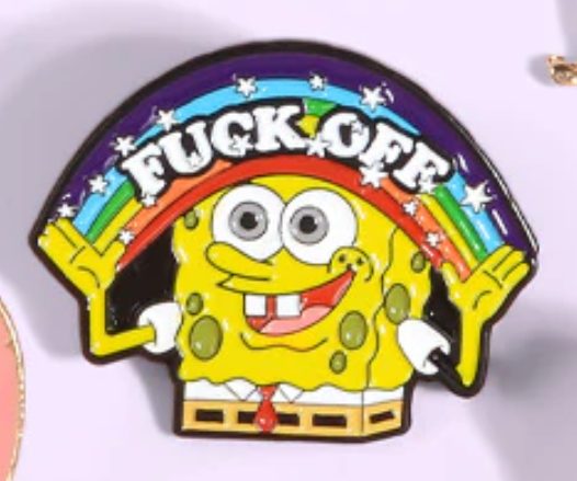 SPONGEBOB SQUAREPANTS RAINBOW PIN Carousel 2