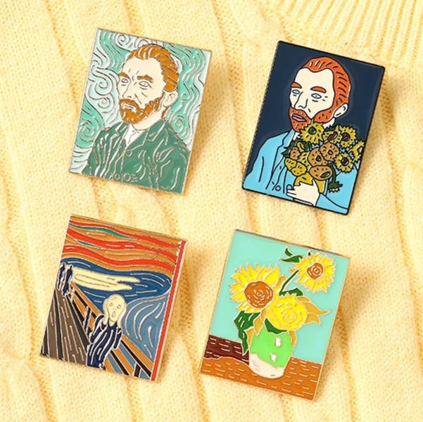 STARRY NIGHT by VAN GOGH PIN Carousel 4