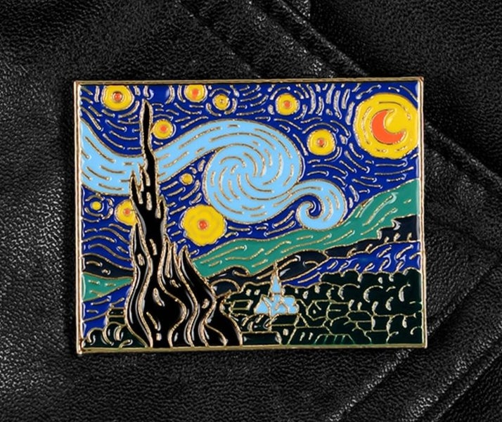 STARRY NIGHT by VAN GOGH PIN Carousel 2